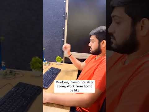 Work from home vs work from office #shorts #youtubeshorts #ytshorts #youtube