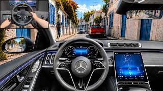 2022 Mercedes-Benz S-Class - Euro Truck Simulator 2 | Steering Wheel Gameplay