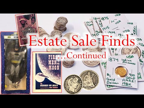 My Estate Sale Finds Part 2: More Silver Coins, Vintage Toys, Rare Books, Vinyl, Cassettes & More!