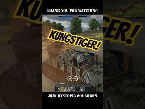 #WarThunder - Kungstiger take out M109G! #sabaton #gaming