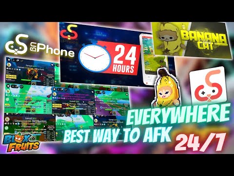MAX LEVEL Overnight in Blox Fruits Using UgPhone?! 🤯&Banana Cat Hub