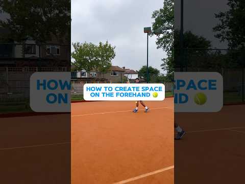 Use those cross behind steps! #tennis #tenniscoach #tennistips #footwork #tennisforbeginners