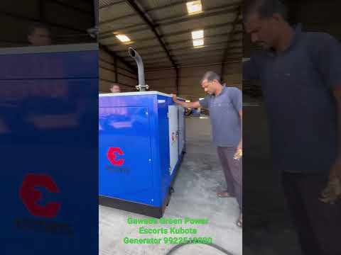 Escorts Kubota Generator Testing at Gawade Green Power Pune Maharashtra 9922512000. Made in India