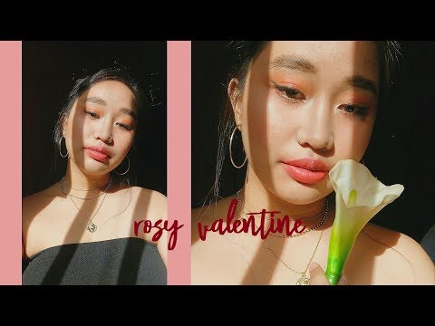 Rosy Valentine Makeup: A Quick And Easy Casual Look | Ayessa Munich