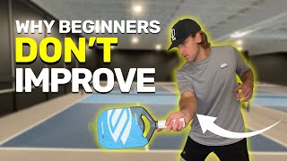 What beginner pickleball players need to stop doing, to start winning.