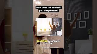 How does the sun help you sleep better? #sunlight #sunexposure #melatonin