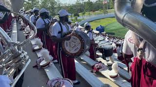 BCU Homecoming ‘21 playing the knocking the boots (percussion view)