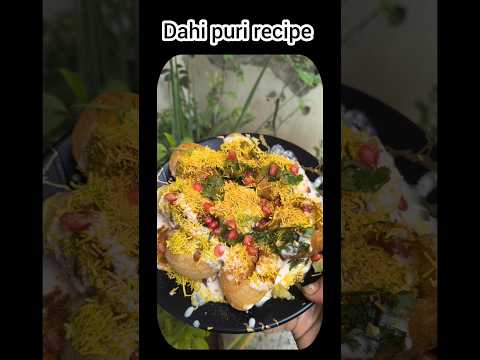 Dahi Puri Recipe 🌸#DahiPuri #ChaatLovers #IndianStreetFood #MumbaiChaat #SnackTime