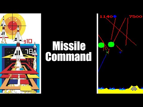 Missile Command 1980 - Retro / Classic Arcade Gameplay