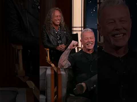 Very First Vinyl Record each of them Ever Bought  #metallica  #jimmykimmel  #kimmel   #shorts