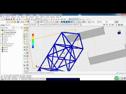 ABAQUS step-by-step- tower falling