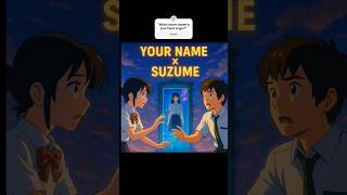 “Your Name × Suzume – When Two Worlds Collide 💔✨” #anime #shorts