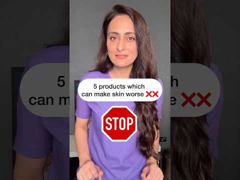 ❌Don’t use these products ❌❌ Dermatologist warns