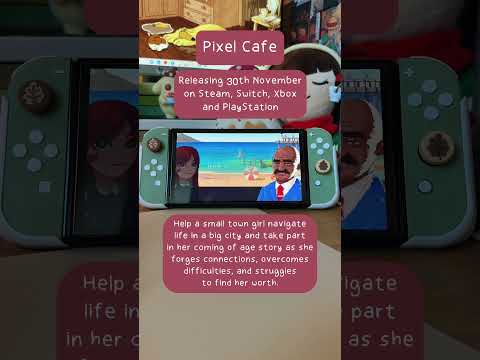 Pixel cafe releases TODAY on Nintendo Switch, Steam, Xbox & PlayStation🤍 #shorts #gifted