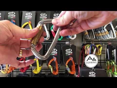 CT D Shape Stainless Steel Triple Lock Carabiner