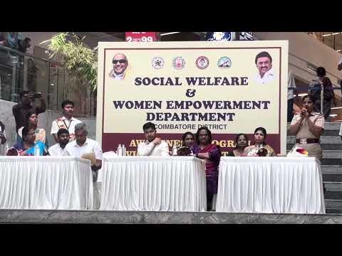 Social welfare and women empowerment at brookfields Coimbatore #collector