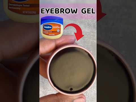 HOW TO: Tint Your Eyebrows At Home Naturally With Vaseline | DIY Recipe Vaseline |