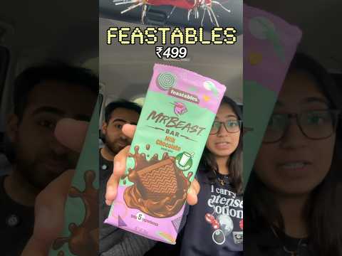 trying MR.BEAST’S CHOCOLATE (is it good?) #trending #shorts