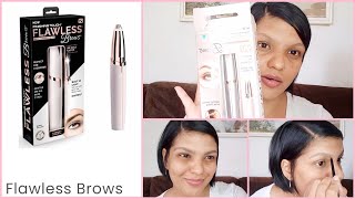 FLAWLESS BROWS Hair Remover Tool Review + Brow Tutorial