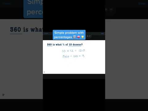 Percentages are Easy!