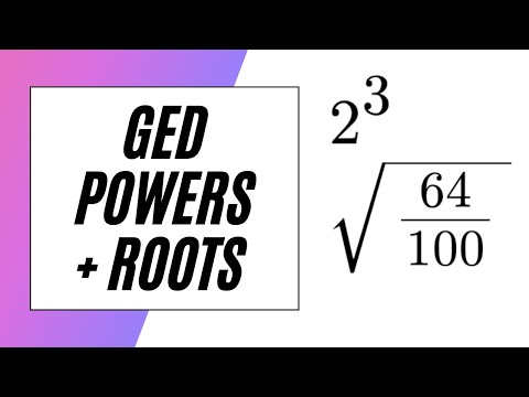 Exponents and Roots on the GED!