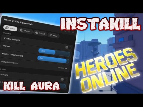 Heroes Online 2 // InstaKill, KillAura // BEST SCRIPT