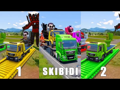 Cars VS Shrek Characters #2 😱 BeamNG.Drive | The Real Granny