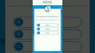 Learn Koenig Course for HTML5 and CSS3 online | Koenig Solutions