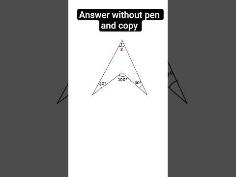Geometry maths problem | find the angle | #maths #trickymath #olympiad