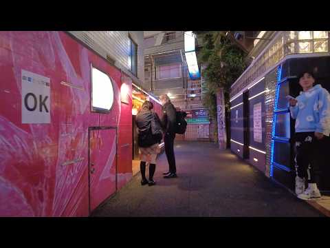 夜の鶯谷をお散歩！ラブホテル街に隠れた魅力を発見！Night Walk in Uguisudani Tokyo, Relaxing Walk in Love Hotels, Japan Walk