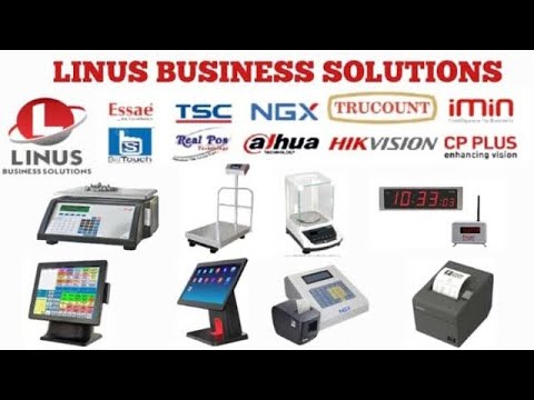 Linus business solutions introduction products list billing machine BARCODE solutions etc.
