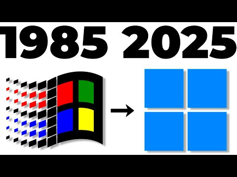Evolution of all Windows Startup/Shutdown Screens and Sounds (1985 - 2025) 4K/60fps