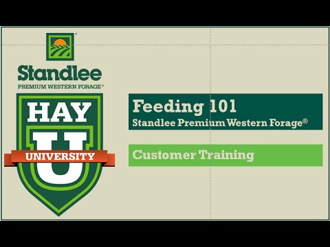 Standlee Premium Western Forage Hay University: Feeding 101
