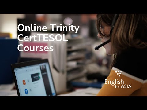 Online Trinity CertTESOL Courses