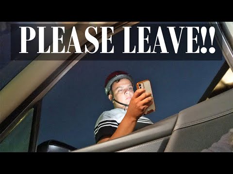 WEIRD UBER DELIVERY GUY  WOULDNT LEAVE OUR HOUSE!