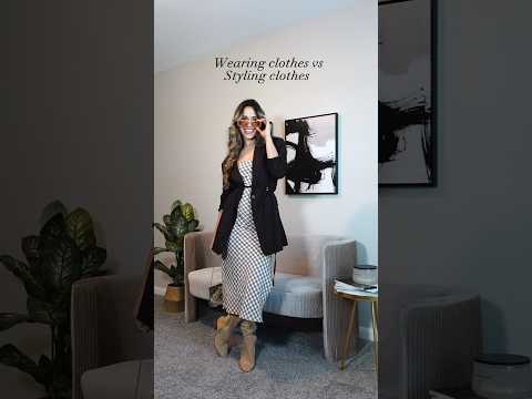 The power of styling 🤩 #wearingvstyling #fashion #fallfashion #outfitinspo #fashioninspo #ootd