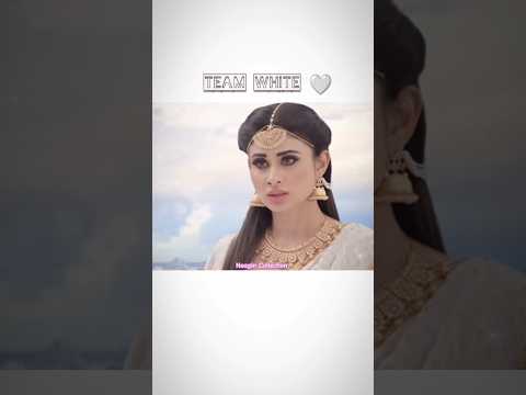 Team Red ♥️ Or Team White 🤍 Comment down..... .#naagin #mouniroy #surbhijyoti #colorstv #niasharma