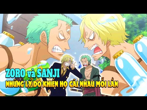 Zoro Và Sanji | Những Lí Do Kì Quặc Khiến Họ Cãi Nhau Mỗi Lần