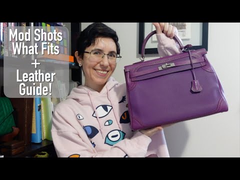 HERMES KELLY 35: THE COMPLETE GUIDE! Mod Shots, What Fits, & Togo vs Swift Leather!