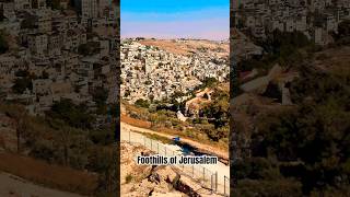 "A panoramic view from Zion Valley, towards the ancient foothills of #Jerusalem #Israel #travel