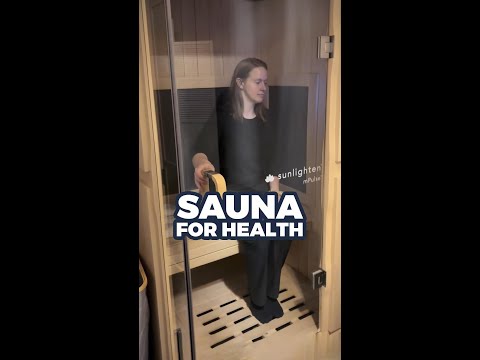 Improve sleep, detox, and reduce stress with sauna therapy!  #SaunaBenefits #Wellness #HeatTherapy