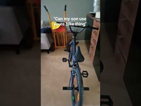"Can my son use youre bike thing"