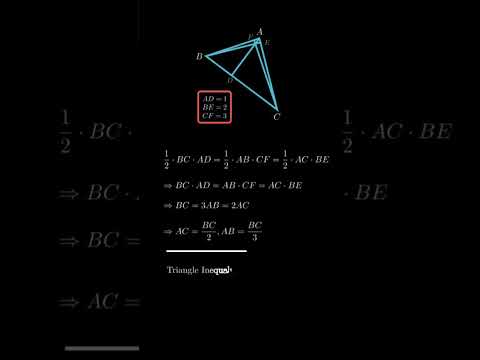 Is this Triangle Possible? #geometry #mathematics