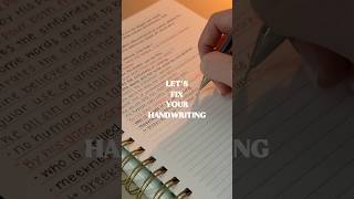 Fixing your handwriting 🖊️ | essynotes #handwriting #notetaking #studywithme
