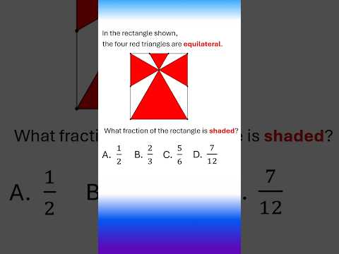 Quick Way to Find Shaded Area #amc2025