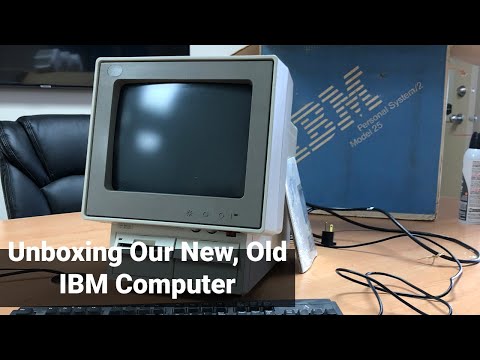 Unboxing Our New, Old IBM Computer
