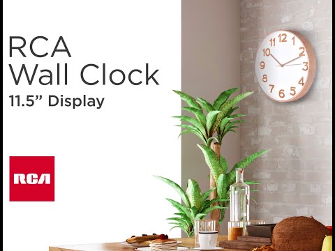 RCA RCWC20RW Wall Clock