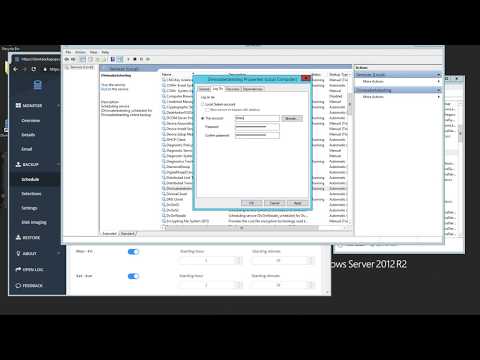 How to run the scheduler service as an Admin user