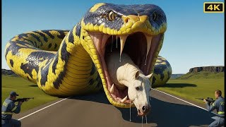 Brave Heroes Save Autistic Horse From Giant Python’s Deadly Coils! 🦄🐍