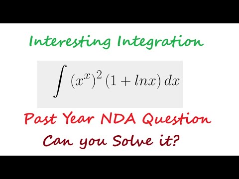 Integration By Substitution | Past Year NDA